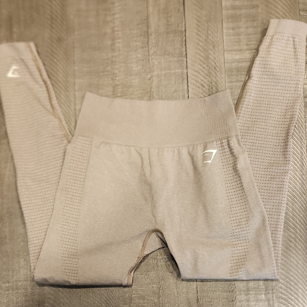 Gymshark Tan High-Waisted Leggings